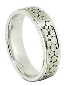 6mm Wedding Ring W7505 | Gents Pattern - Laser Engraving Wedding Ring